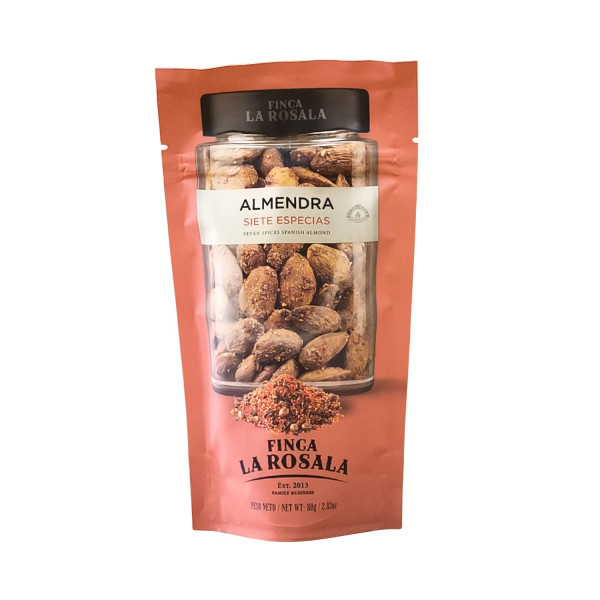 Almendras tostadas con especias Finca La Rosala
