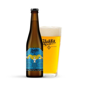 Cerveza rubia Yakka, blonde, de Murcia
