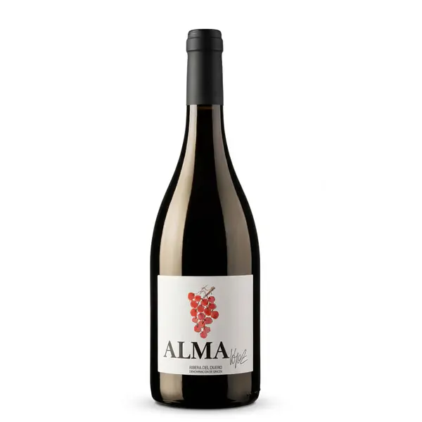 Botella de vino tinto Ribera del Duero Lynus Alma López
