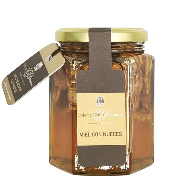 Miel de azahar con nueces de California Coloma García
