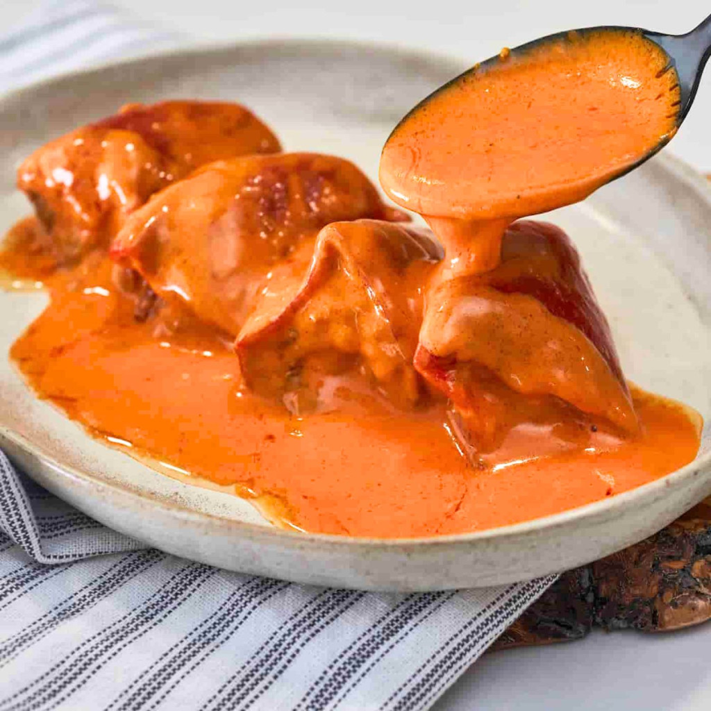 Pimientos rellenos de jamón ibérico - Imagen 2