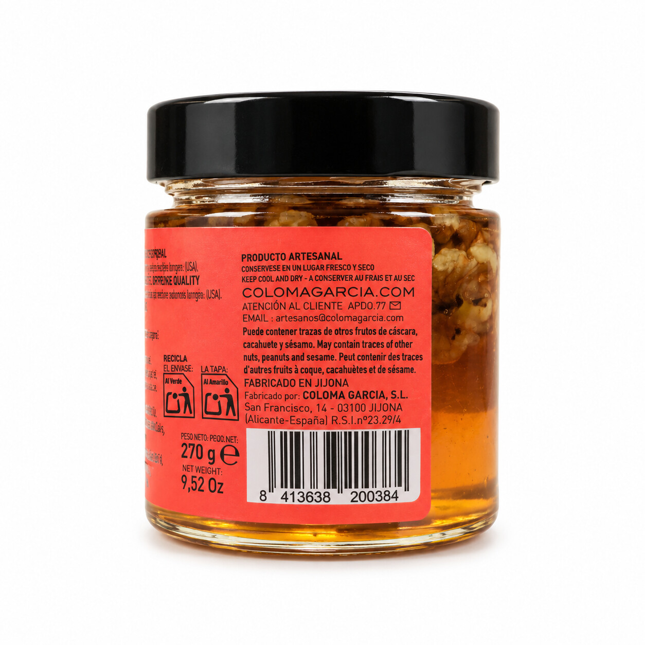 Miel de azahar con nueces 'Coloma García' - Imagen 3