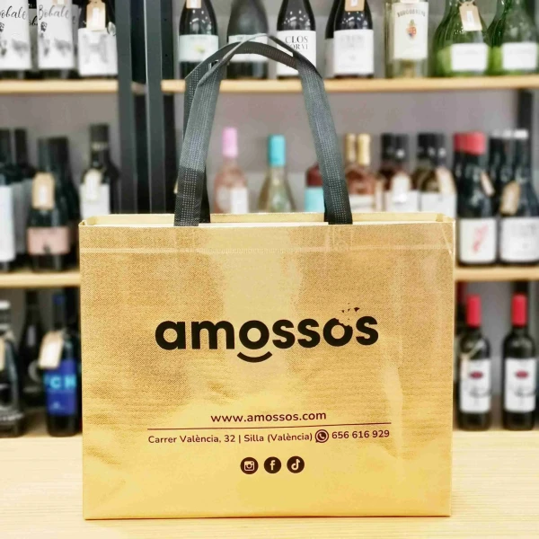 Bolsa dorada para tus productos gourmet