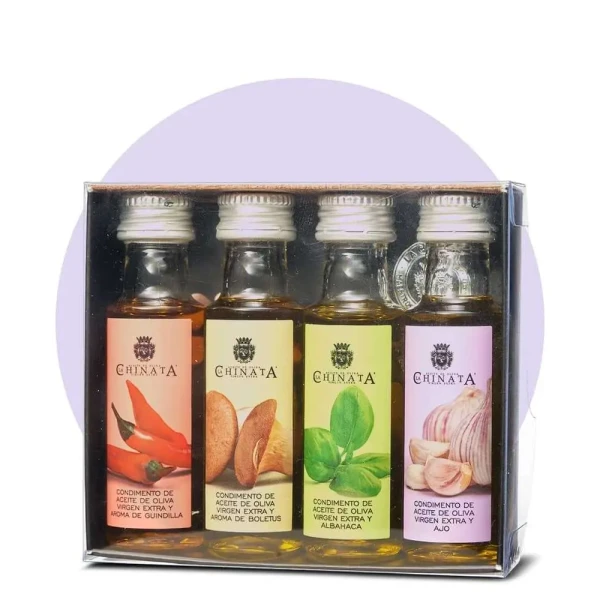 Miniaturas de aceite condimentado