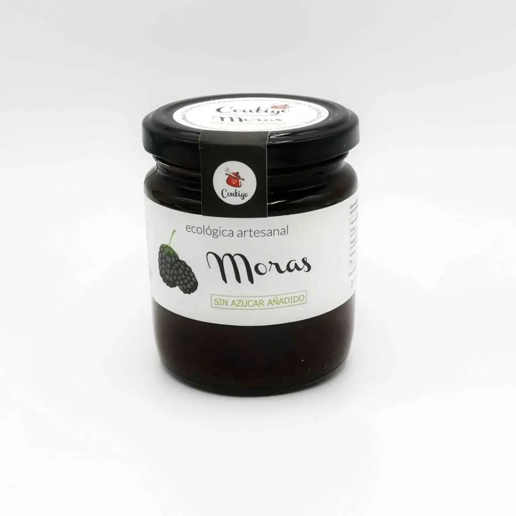 Mermelada de mora ecológica sin azúcar añadido