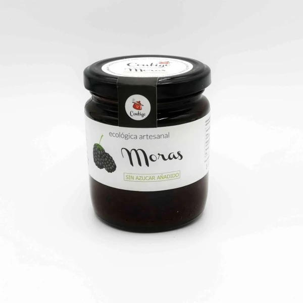 Mermelada de mora ecológica sin azúcar añadido