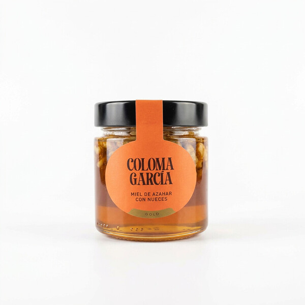 Tarro de miel con nueces de Coloma García