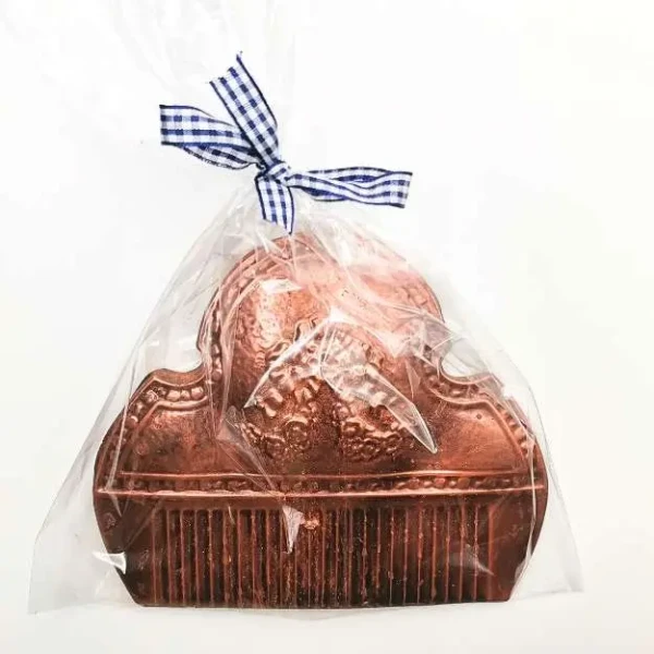 Peineta fallera de chocolate BRONCE