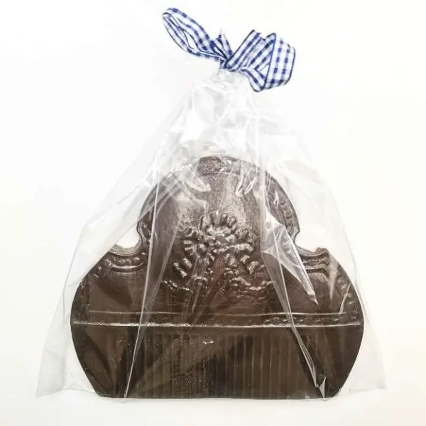 Peineta fallera de chocolate PLATA