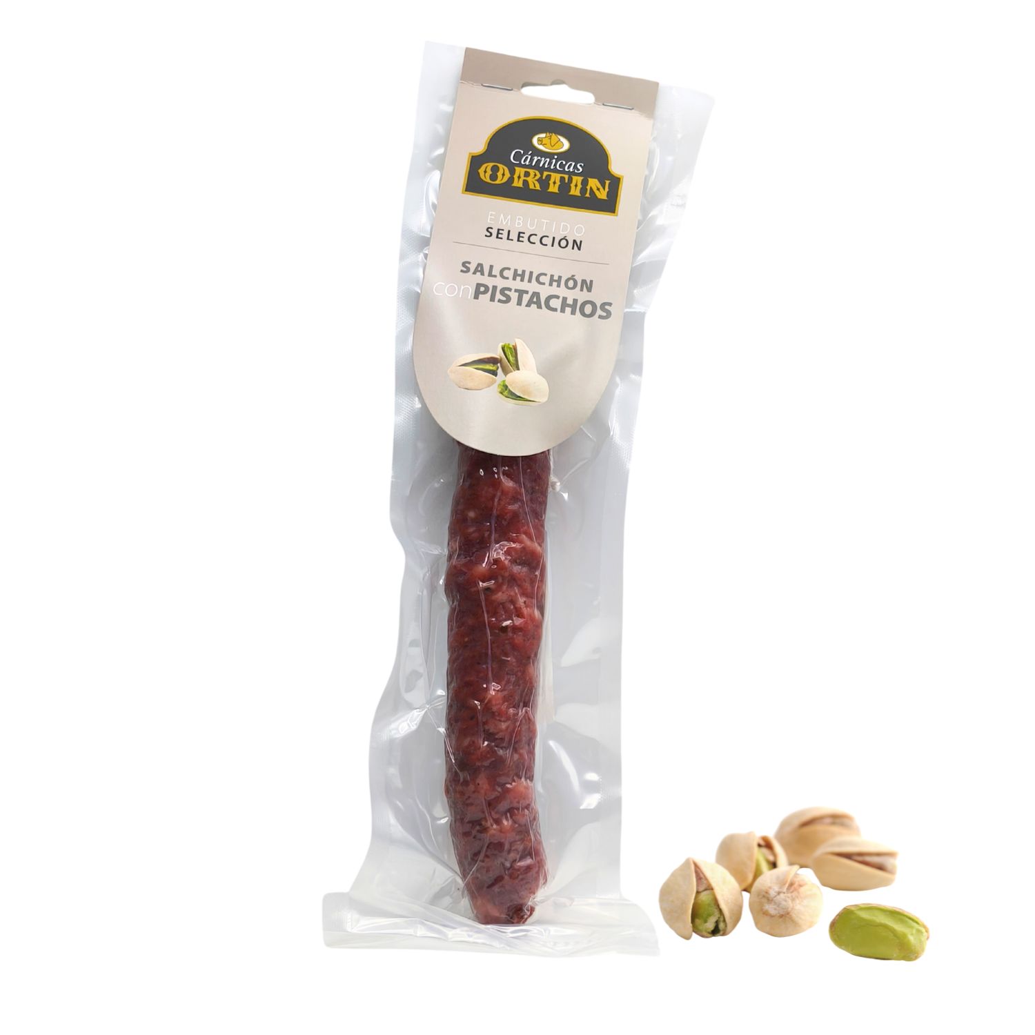 Salchichón con pistachos
